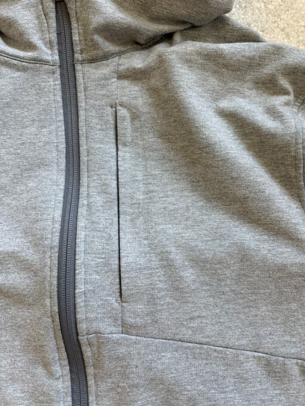 Lululemon Men’s Full Zip Hoodie Gray Size Large Performance Jacket - Picture 2 of 5
